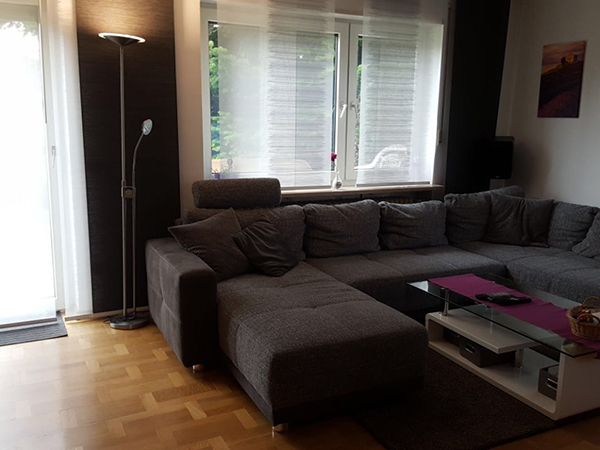 Wohnzimmer vor Home Staging