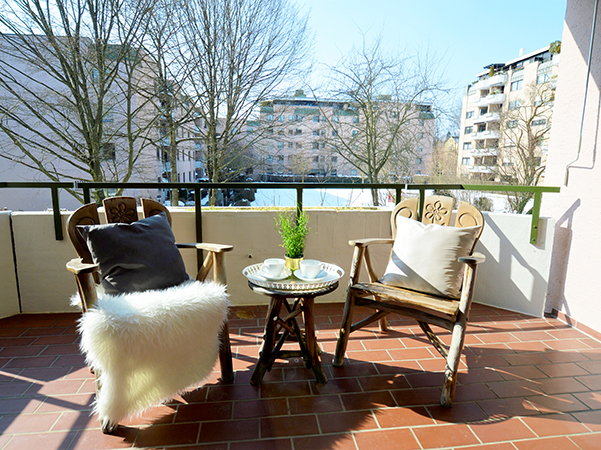 Terrasse nach Home Staging