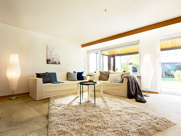 Wohnzimmer nach Home Staging