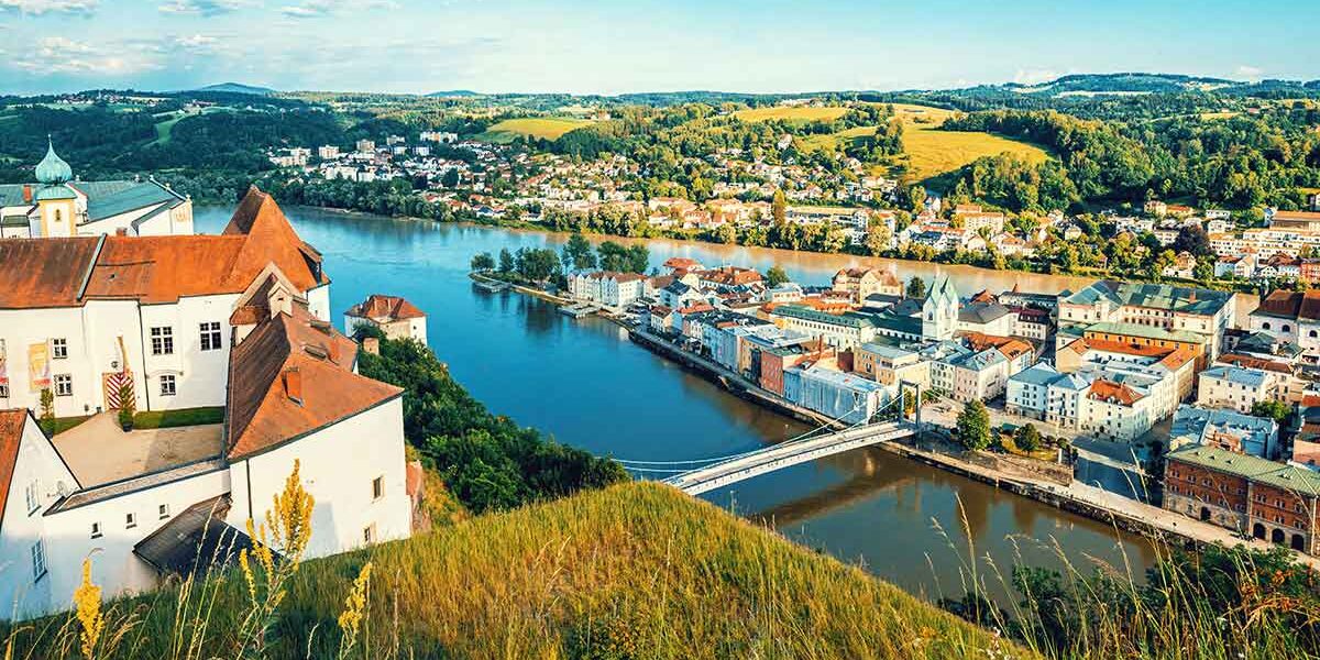 Luftbild von Passau als Symbolbild für die Entwicklung der Immobilienmärkte 2026 | Immobilienmarkt 2026